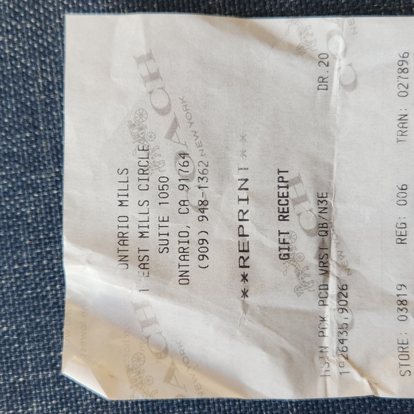 Coach Houston Grey Silver Blue Sling Backpack Leather Unisex Varsity Stripe NWT - Picture 16 of 16